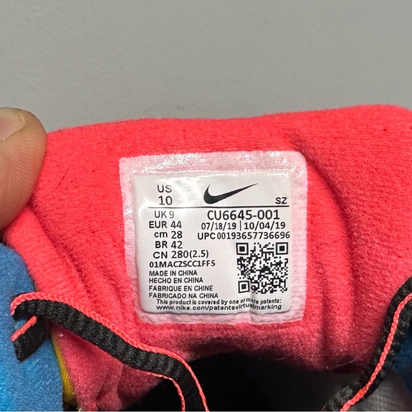 RARE NIKE MEN’S AIR MAX 1 SE THE CHINA TOWN NEW YORK 2020 SIZE 10 - Picture 6 of 12